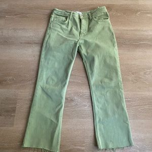 ZARA KICK-FLARE MID-RISE JEANS